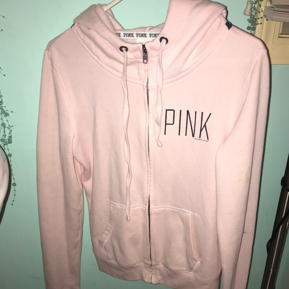 Victoria Secret Pink Hooded Sweatshirt in Pink